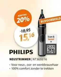 Expert Philips NT3650/16 Grijs aanbieding