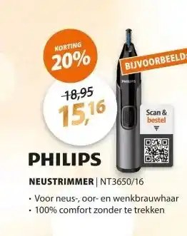 Expert Philips NT3650/16 Grijs aanbieding