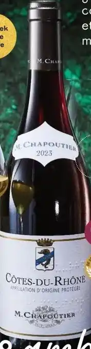 Gall & Gall M. Chapoutier Côtes du Rhône 75CL aanbieding