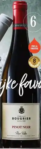 Gall & Gall Famille Bougrier Pure Vallee Pinot Noir 75CL aanbieding