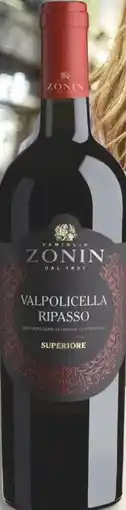 Gall & Gall Zonin Valpolicella Ripasso Superiore 75CL aanbieding