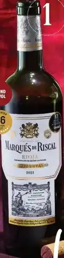 Gall & Gall Marqués de Riscal Rioja Reserva 75CL aanbieding