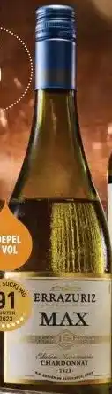 Gall & Gall Errazuriz Max Chardonnay 75CL aanbieding