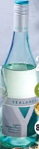 Gall & Gall Yealands Lighter Alcohol Sauvignon Blanc 75CL aanbieding