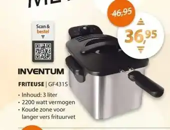 Expert Inventum GF431S Rvs aanbieding
