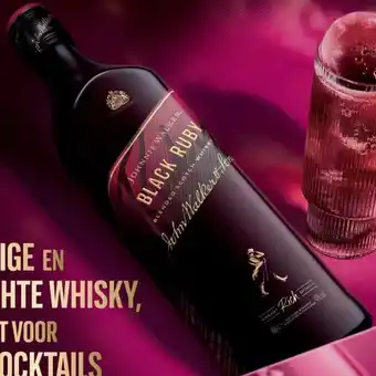 Gall & Gall Johnnie Walker Black Ruby 70CL aanbieding