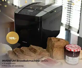 EP Beerepoot INVENTUM Broodbakmachine (BM125) aanbieding