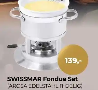EP Beerepoot SWISSMAR Fondue Set aanbieding