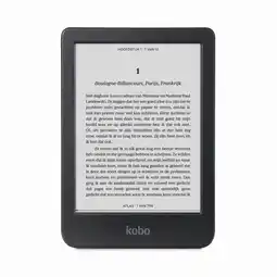 Electroworld Kobo Clara BW E Ink Carta 6 inch zwart aanbieding