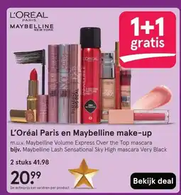 Etos L'Oréal Paris en Maybelline make-up aanbieding