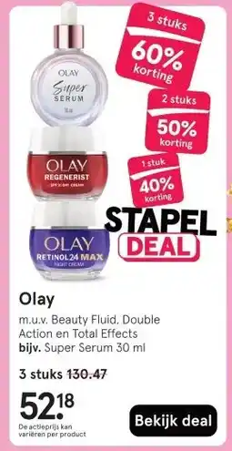 Etos Olay aanbieding