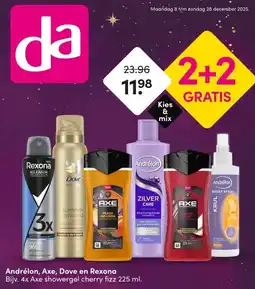 DA Andrélon, Axe, Dove en Rexona aanbieding
