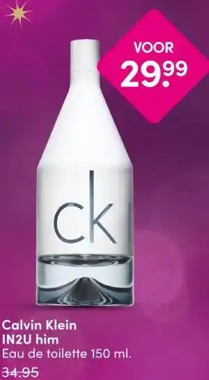 DA Calvin Klein IN2U him aanbieding