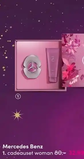 DA Mercedes Benz cadeauset woman aanbieding