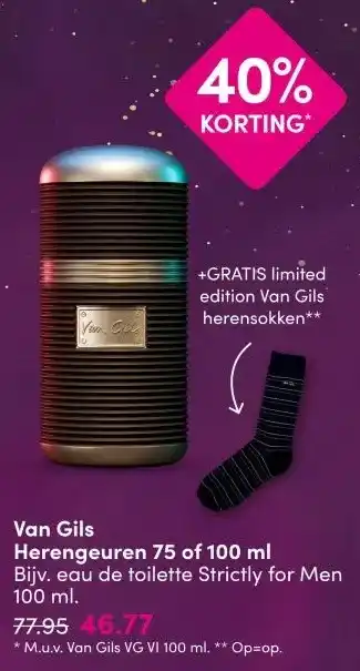 DA Van Gils Herengeuren 75 of 100 ml aanbieding