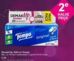 DA Demak'Up, Edet en Tempo aanbieding