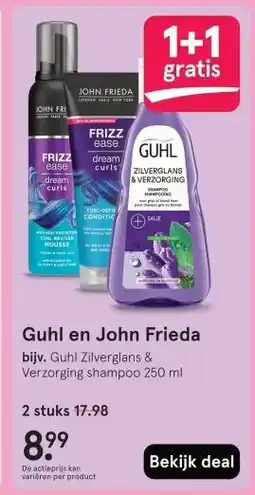 Etos Guhl en John Frieda aanbieding