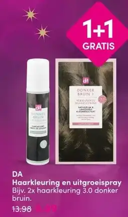 DA DA Haarkleuring en uitgroeispray aanbieding