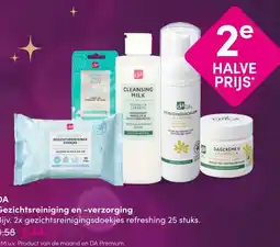 DA DA Gezichtsreiniging en -verzorging aanbieding