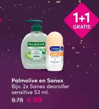 DA Palmolive en Sanex aanbieding
