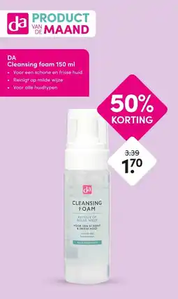 DA DA Cleansing foam 150 ml aanbieding