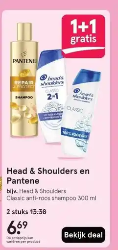 Etos Head & Shoulders en Pantene aanbieding
