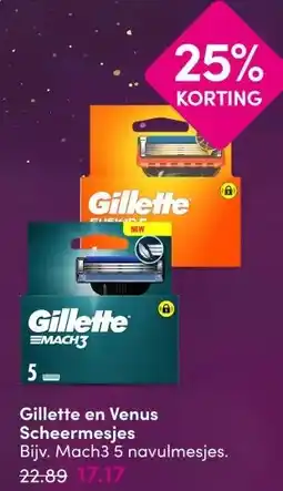 DA Gillette en Venus Scheermesjes aanbieding