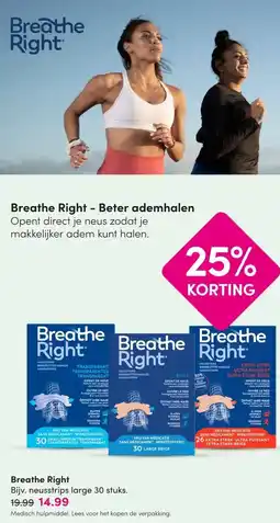 DA Breathe Right aanbieding