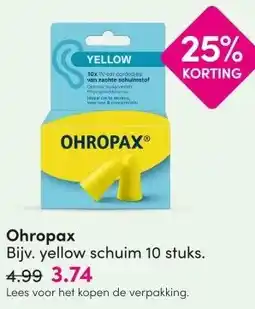 DA Ohropax aanbieding