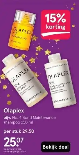 Etos Olaplex aanbieding
