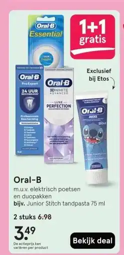 Etos Oral-B aanbieding