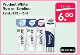 Etos Prodent White Now en Zendium aanbieding