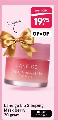 Etos Laneige Lip Sleeping Mask berry aanbieding