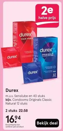 Etos Durex aanbieding