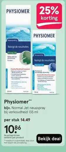 Etos Physiomer aanbieding