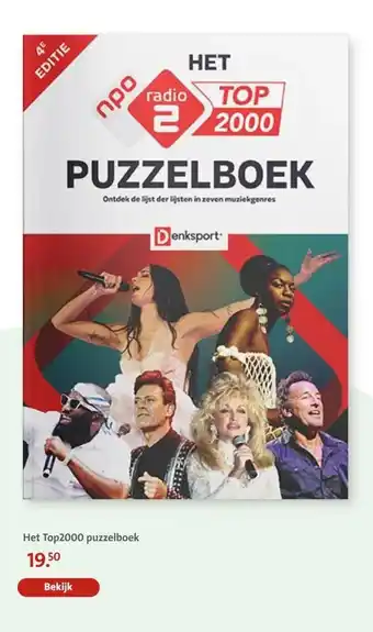 Bruna Het Top2000 puzzelboek aanbieding