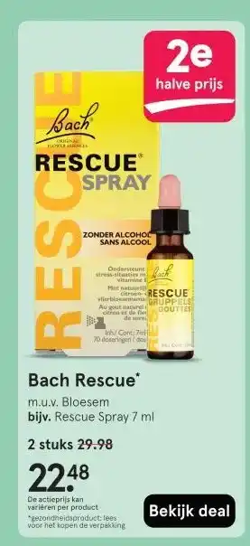 Etos Bach Rescue aanbieding
