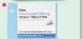 Etos Ovale tabletten 500 mg aanbieding
