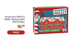 Bruna Puzzel Xms Where's Wally 1 Racing santa aanbieding