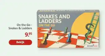 Bruna On the Go - Snakes & Ladders aanbieding