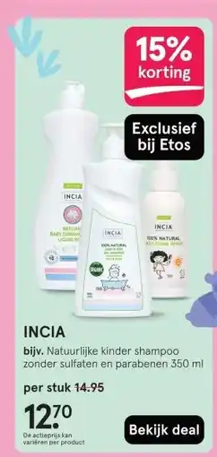 Etos INCIA aanbieding