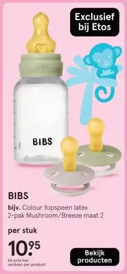 Etos BIBS aanbieding
