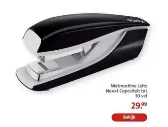Bruna Nietmachine Leitz Nexxt Capaciteit tot 30 vel aanbieding