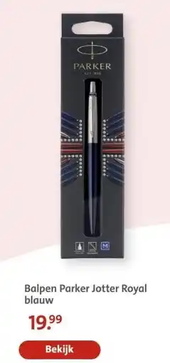 Bruna Balpen Parker Jotter Royal blauw aanbieding