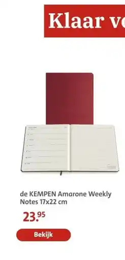 Bruna de KEMPEN Amarone Weekly Notes aanbieding