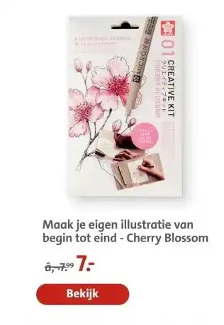 Bruna Maak je eigen illustratie van begin tot eind - Cherry Blossom aanbieding