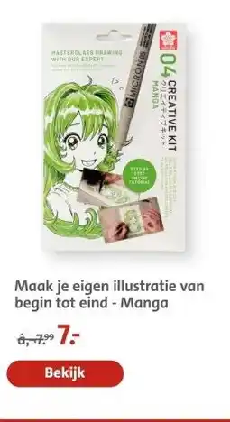Bruna Maak je eigen illustratie van begin tot eind - Manga aanbieding