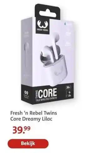 Bruna Fresh 'n Rebel Twins Core Dreamy Lilac aanbieding