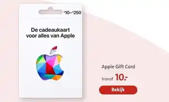 Bruna Apple Gift Card aanbieding