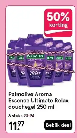 Etos Palmolive Aroma Essence Ultimate Relax douchegel 250 ml aanbieding
